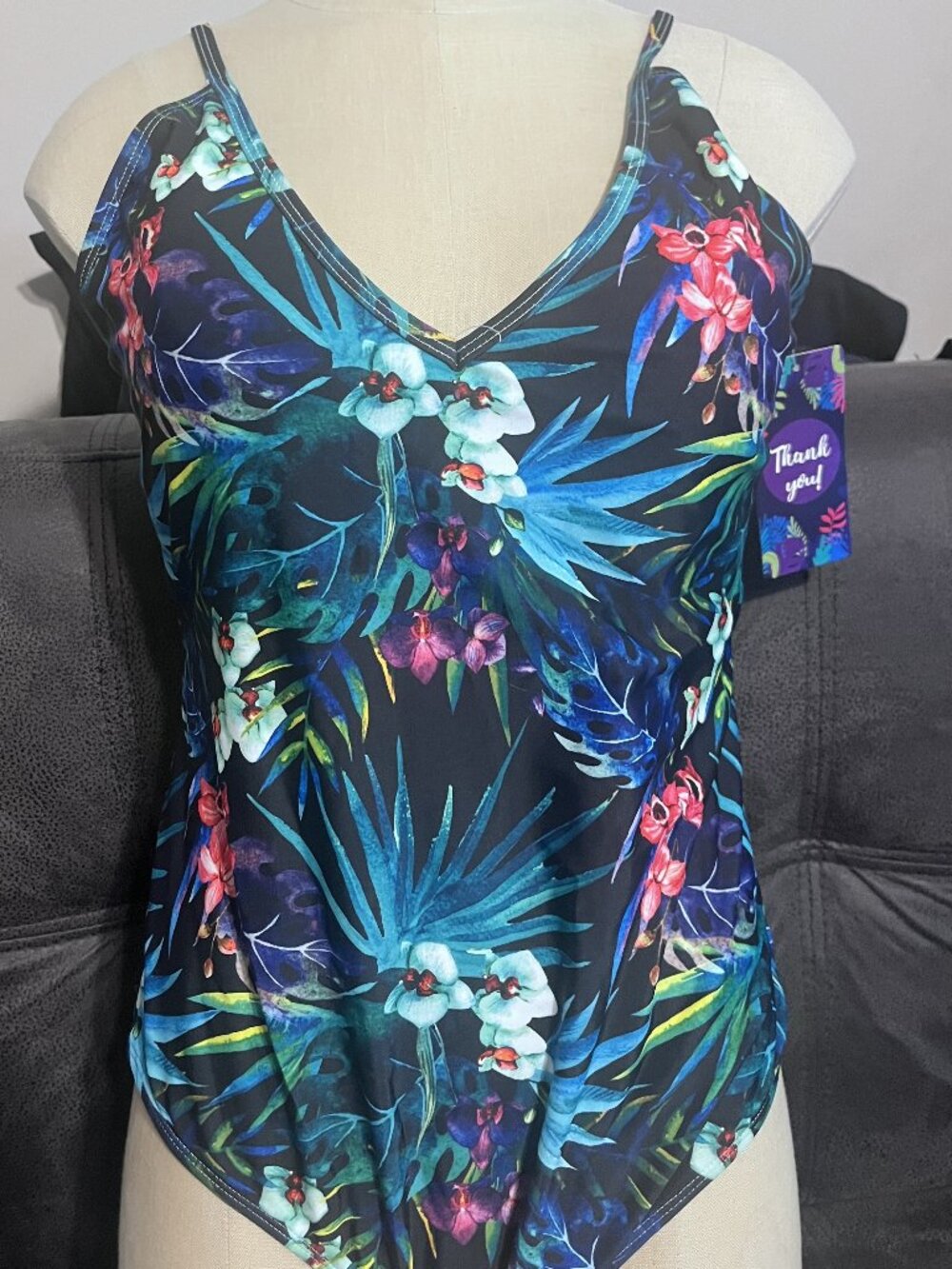 Avva Sport New Women's One Piece Swimming Suit Bathing Suit Size XLg
